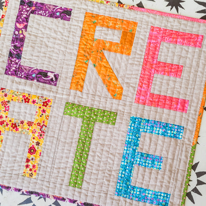 CREATE Table Runner + Wall-Hanging Pattern